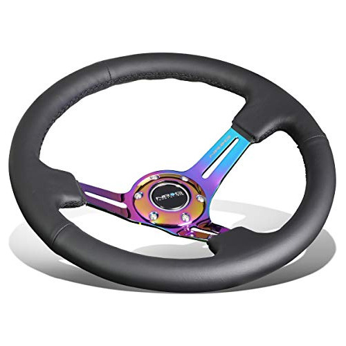 Nrg Reinforced Steering Wheel Rst-018r-mcbs + Uspl Sticker