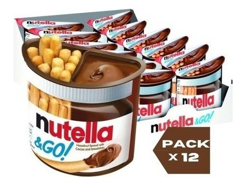 Chocolate Nutella & Go - Caja X 12 Unidad Enviogratis