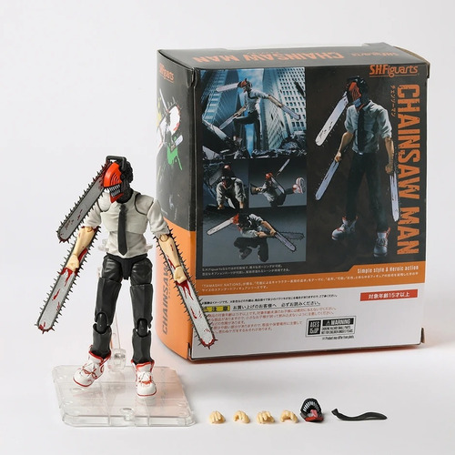 Figura Articulada Denji Hombre Motosierra Chainsaw Man 15cm