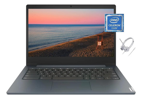 Lenovo 2022 Flagship Chromebook 14  Thin Light Laptop Comput