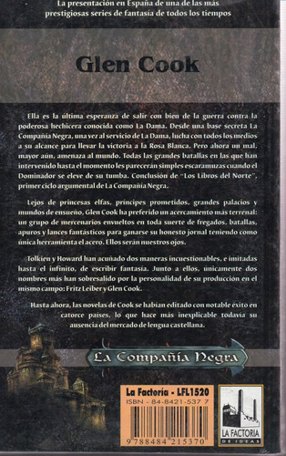 La Rosa Blanca - La Compañía Negra T3 - La Factoría De Ideas