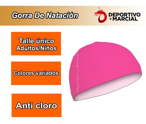 Gorras De Natacion Lycra Varios Colores Nereo Pileta Gorros