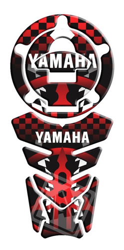 Protetor Tanque Bocal Yamaha Fazer 250 Xj6 Vermelho 3