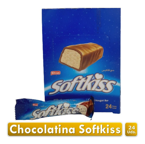 Chocolatina Elvan Softkiss Display X24 Uds