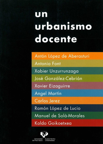 Libro Un Urbanismo Docente - Varios Autores