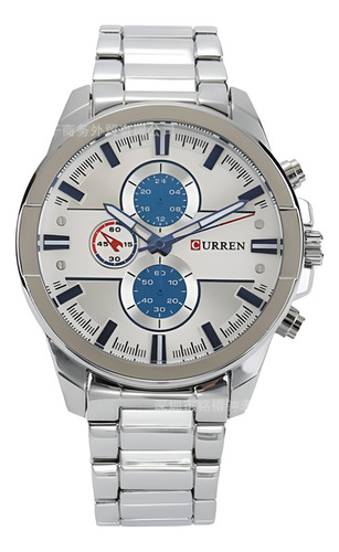 Reloj Curren Kreb491902 Plateado Hombre