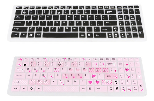 A*gift Funda De Teclado De 2 Piezas Para Teclado Asus, Rosa