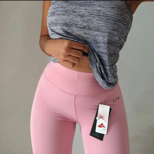 Calza Deportiva Con Cintura Alta Marca Lady Fit, Rosa
