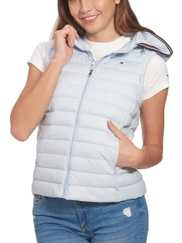 Chaleco Tommy Hilfiger Mujer Capucha Removible 