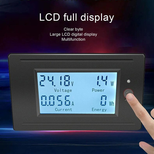 Medidor Potencia Corriente Voltaje Con Pantalla Digital Lcd