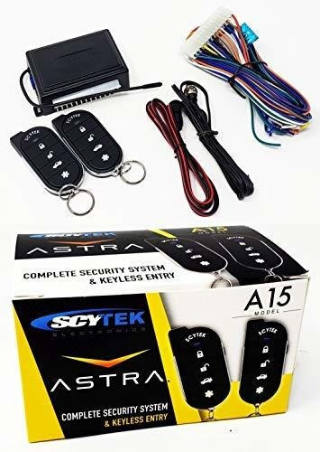 Scytek A15 Keyless Entry Car Alarm Security System, 2 Key Fo