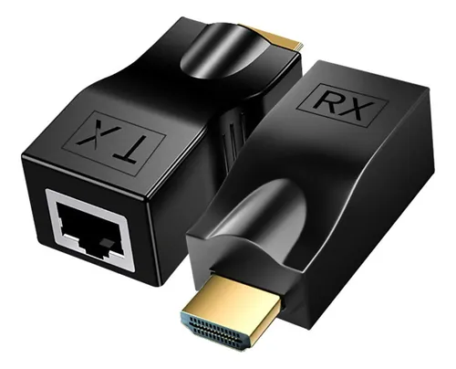 comprar Extensor Hdmi A Utp Rj45 Cat5e Cat6 Extender Hasta 30 Metros