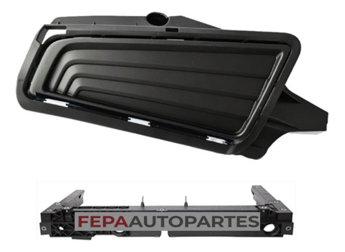 Grilla Rejilla Tapa Faro Auxiliar Toyota Hiace 2021 / 2022