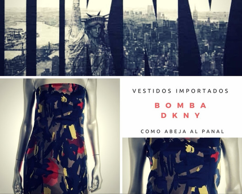 Vestido Super Original. Dkny. Importado Usa