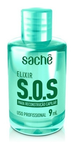 Elixir S.o.s Sachê 9ml Sos Reconstrução Capilar Profissional