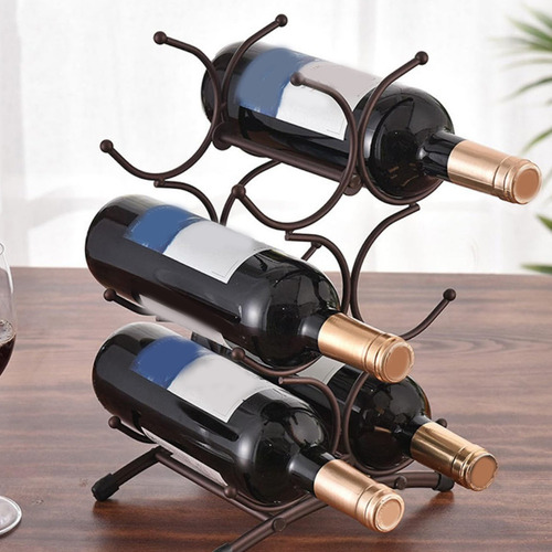 Estante En Forma De Rama, Hierro, Arte Y Vino, Expositor Par