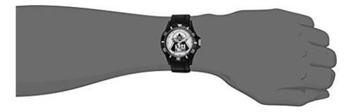 Marvel Guardian Cuarzo Reloj Casual De Plástico Color Negro 