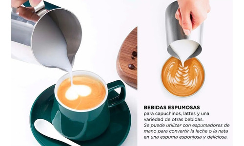 Imagen 2 de 9 de Pitcher X2 Jarras Barista Leche Arte Latte Cafe Pettish