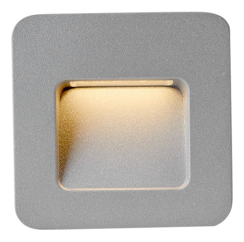 Imagen 7 de 7 de Lámpara Exterior Led Para Empotrar Gris, 2w, Luz Cálida