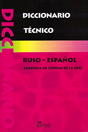 Libro Diccionario Técnico Ruso-español De Academia De Cienci