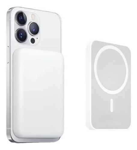 Batería iPhone Magsafe Externa Magnetica 5000 Mah Oem