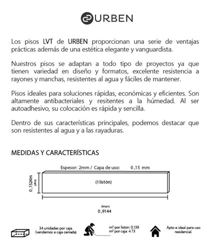 Piso Autoadhesivo Lvt 2mm 0.15 Alnus Gris