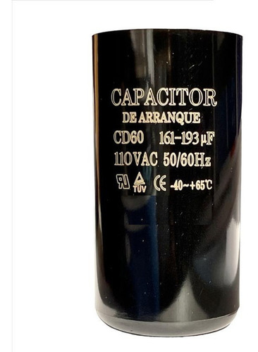 Capacitor De Arranque 161-193mfd 110v Bomba O Compresor