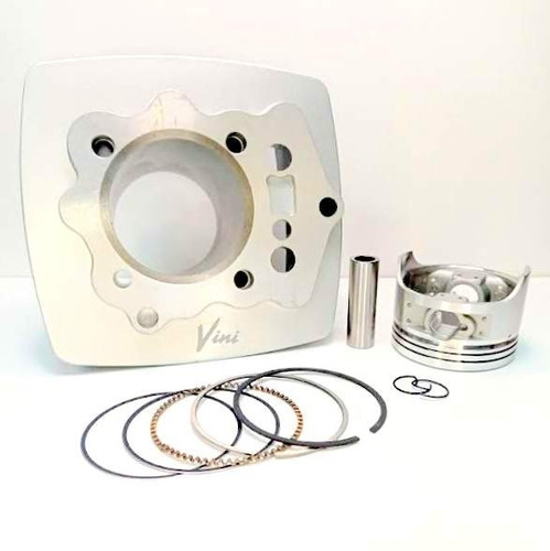 Imagen 4 de 7 de Kit Cilindro 200 Vini Cg200 Gs200 Camisa Pistón Y Aros - Gkm