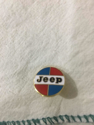 Pin Esmaltado Jeep Ika Gladiator Willys Logo Escudo Redondo