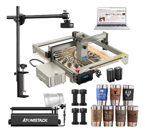 Máquina De Grabado Láser Atomstack S20 Pro Y Rodillo,cámara