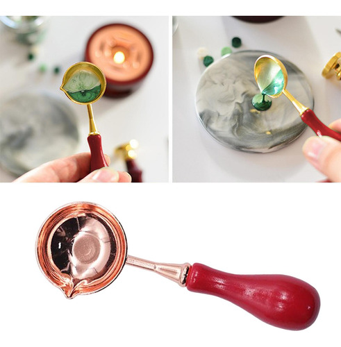 Cuchara Para Derretir Sellos De Estilo Vintage Para Rojo