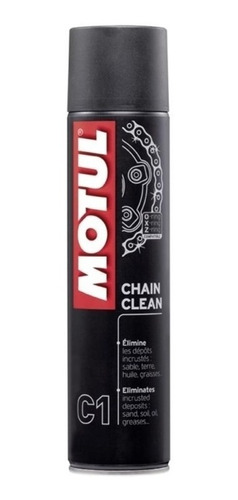 Limpiador Limpia Cadena Moto Bici Motul C1 Chain Clean 400ml