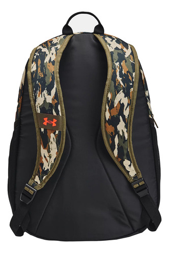 Mochila Under Armour Hustle Sport Backpack Azul Color Verde Diseño de la tela Lisa
