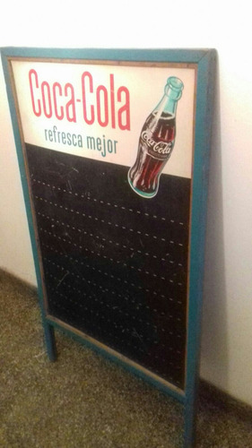 Coca Cola Terrible Pizarron De Publicidad 1960 Sin Uso