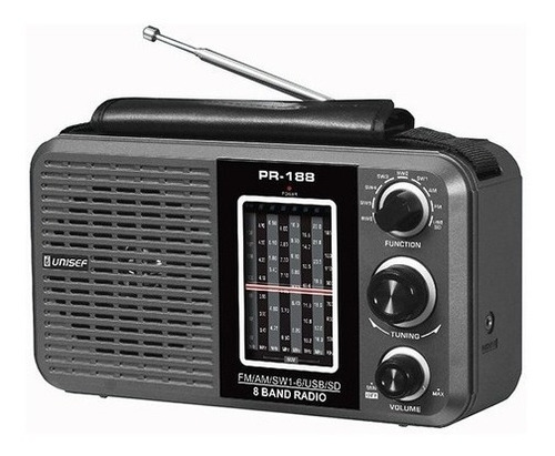 Radio Unisef Pr-188 Dual Usb