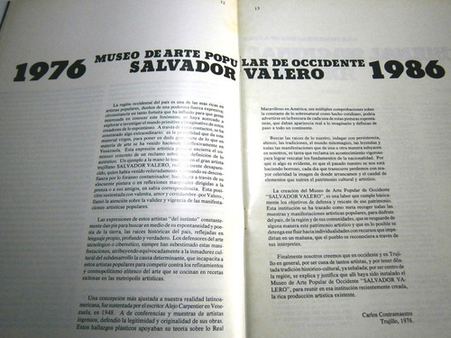 Imagen 5 de 7 de Salvador Valero De Arte Popular. I Bienal Nacional. Catálogo