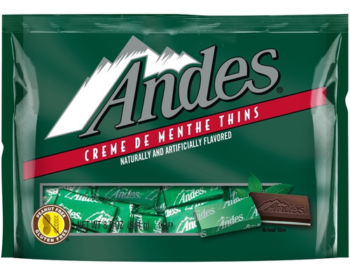 Bolsa De Chocolates Andes Crema De Menta Importados