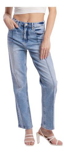 Pantalón Straight Mujer Balam Bl6556