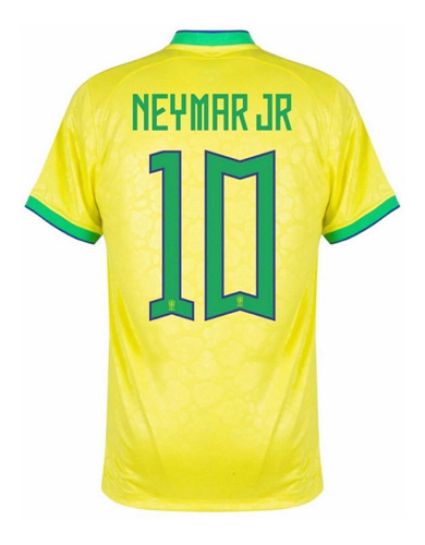 Camiseta Local 22/23 Selección De Brasil Neymar Jr Mundial