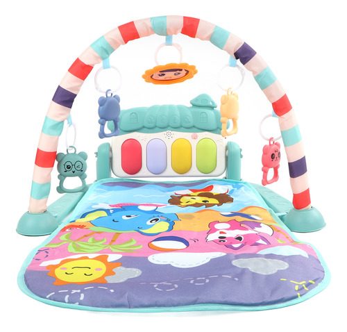 Alfombrilla De Piano Blue Musical Gym Play Para Bebés Que Me