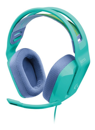 Auriculares Gamer Logitech G335 Mint Cableado Cardioide 3.5m