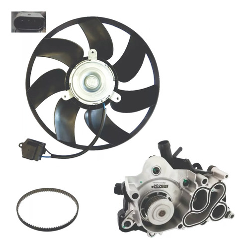 Motor Ventilador Completo S/aa Bomba De Agua Vw Up 16-20 1.4