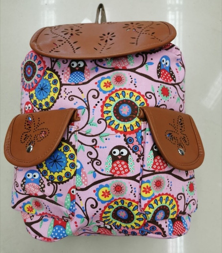Mochila Urbana Chill Out Buho 30l Mujer Lona