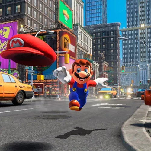 NS Super Mario Odyssey Edição Padrão Nintendo Switch Carta De Jogo Físico