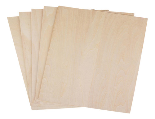 10 Uds. De Láminas De Madera Finas, Tablero 100mmx100mmx1mm