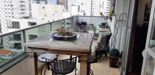 Imagem 3 de 15 de Apartamento Com 240m², 4 Dormitórios, 4 Vagas, Próximo Ao Esporte Clube Sírio. - Em27881