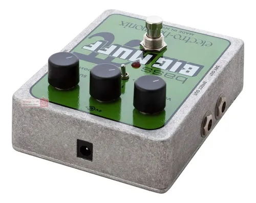 Pedal Baixo Electro-harmonix Bass Big Muff Pi Prata Verde