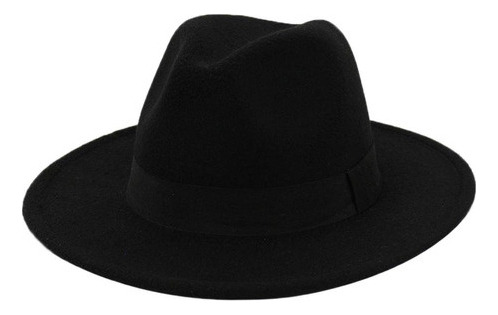 Elegante Sombrero Fedora Unisex Para Iglesia, Cinturón De In