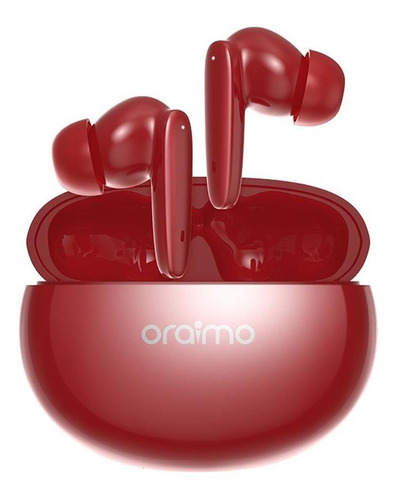 Imagen 1 de 6 de Audifonos Inalambricos In-ear Oraimo Riff Rojos Bt 5.0