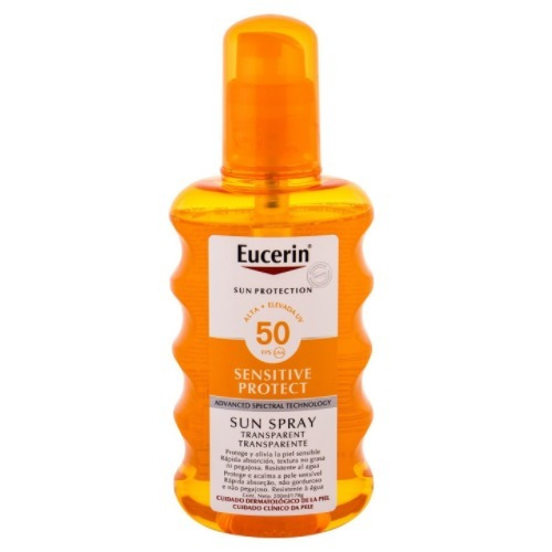 Protector solar Eucerin Sensitive Protect Transparente spray FPS50 x 200 ml